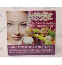 Tightening cream for face and neck with mangosteen extract and collagen Darawadee - TV000348