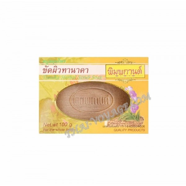 Thanyaporn scrub soap with tanaka 100 gr - TV001196