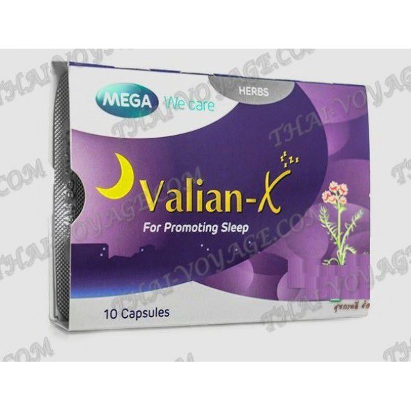 Capsules Valian-X Mega We Care for the treatment of insomnia - TV001647