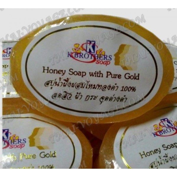 Honey soap with gold peptides K.Brothers - TV001878